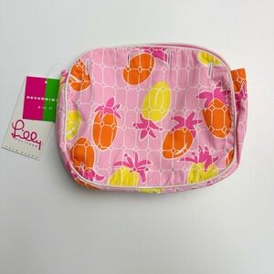 Lilly Pulitzer Palm Beach Bermuda Bag Cover Vintage Pink and Pineapples NWT